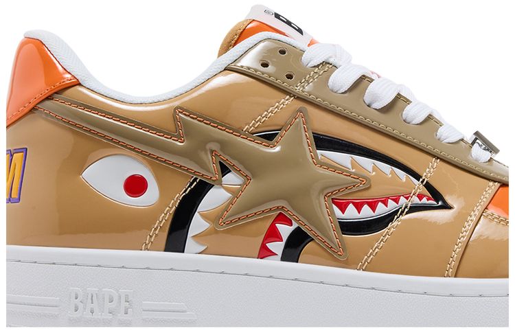 Bapesta Low M1 Mad Shark   Beige