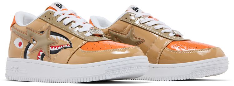 Bapesta Low M1 Mad Shark   Beige