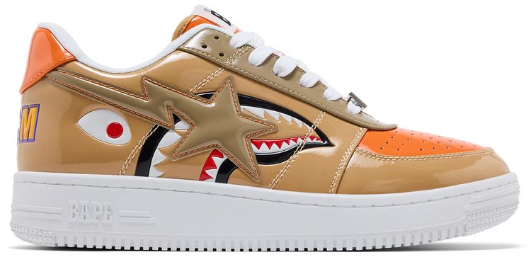 Bapesta Low M1 Mad Shark   Beige