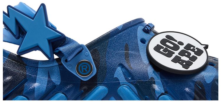 BAPE x Crocs Echo RO Clog Blue Camo
