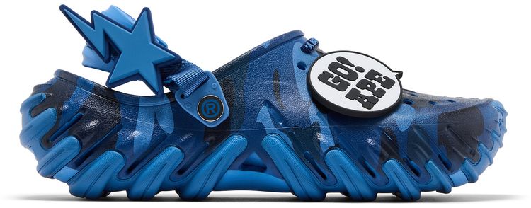 BAPE x Crocs Echo RO Clog Blue Camo