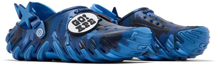 BAPE x Crocs Echo RO Clog Blue Camo
