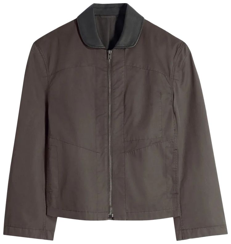 Lemaire Leather Collar Blouson Ristretto