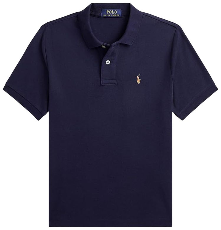 Polo Ralph Lauren Cotton Interlock Knit Polo Refined Navy