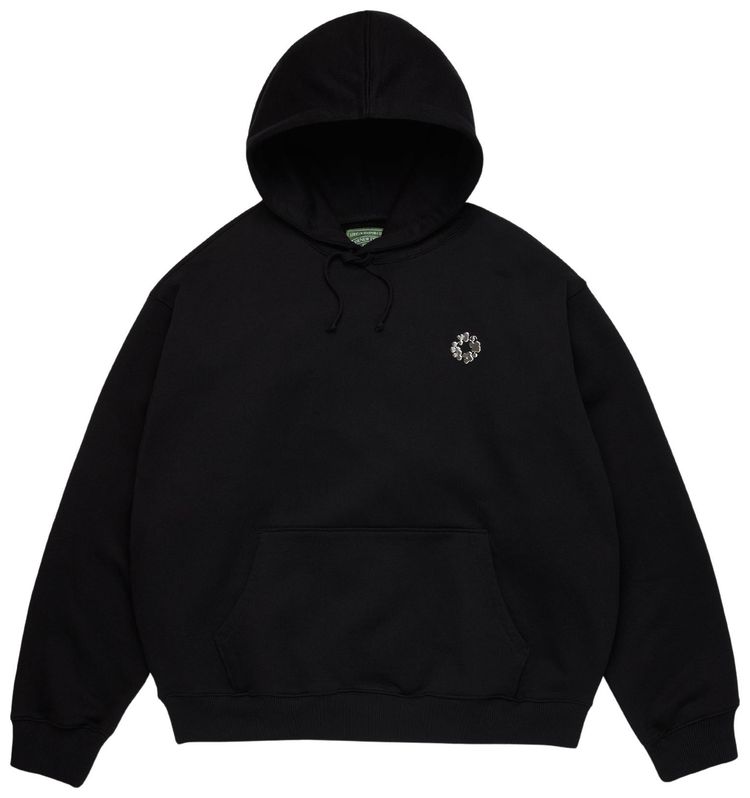 Denim Tears Gel Wreath Hoodie Black