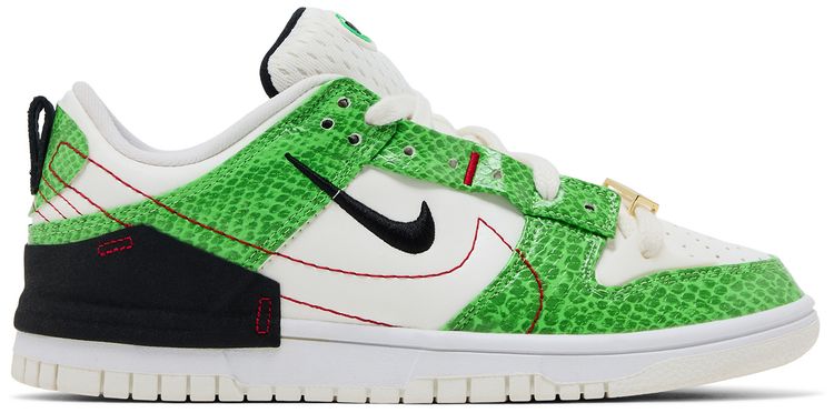 Nike Wmns Dunk Low Disrupt 2 Green Snakeskin