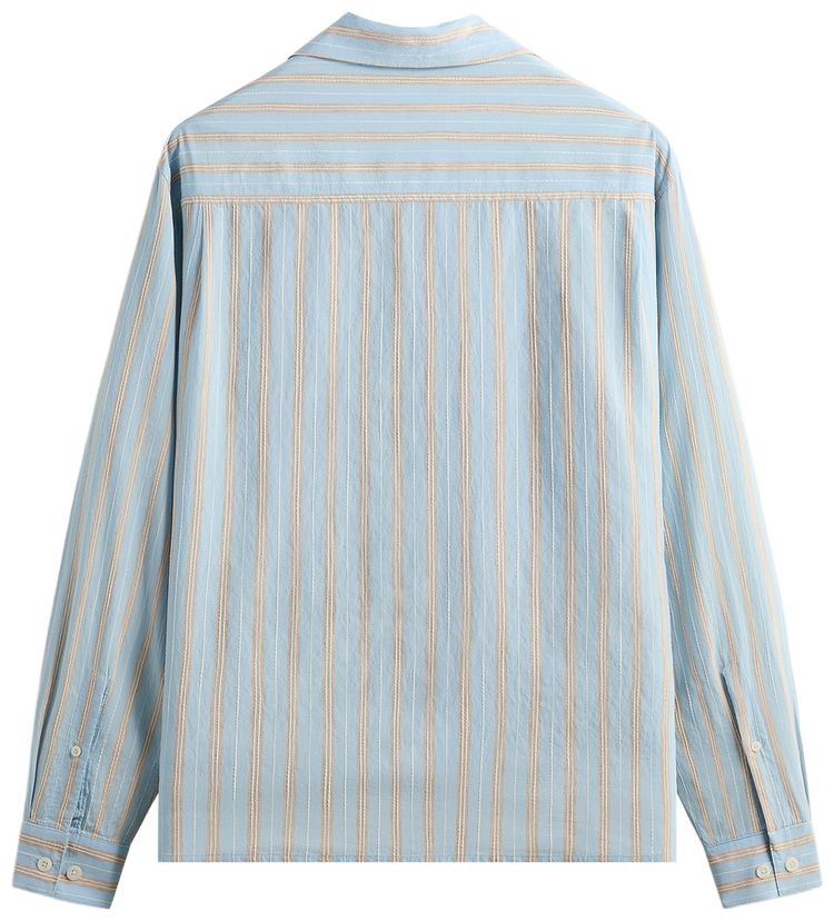 Kith Barre Stripe Long Sleeve Gianni Shirt Serene