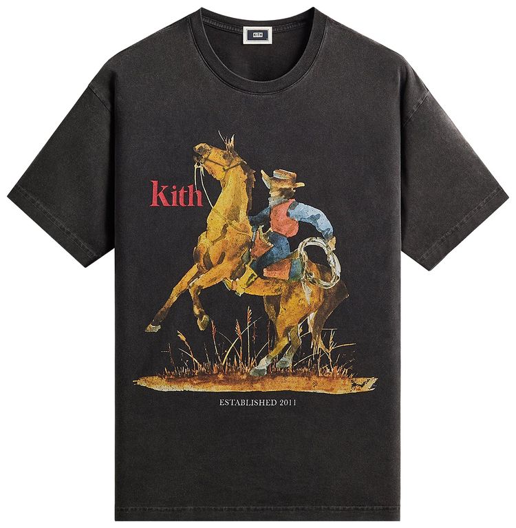 Kith Cowboy Vintage Tee Black