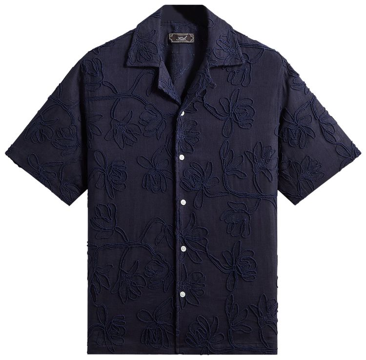 Kith Corded Floral Thompson Camp Collar Shirt Nocturnal