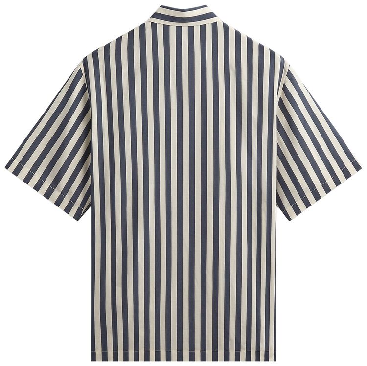 Kith Striped Thompson Camp Collar Shirt Nocturnal