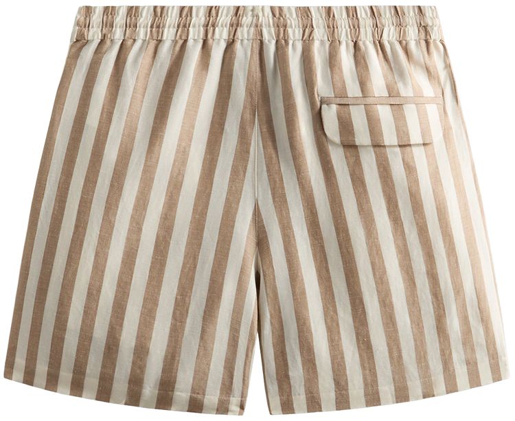 Kith Spun Silk Linen Stripe Kellen Short Chai