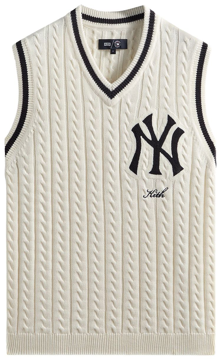 Kith For The New York Yankees Aiken Vest Sandrift