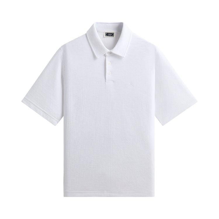Kith Double Face Jersey Heathrow Polo White