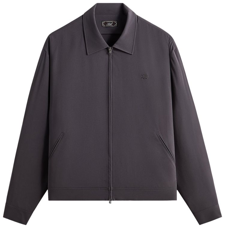 Kith Double Crepe Connor Blouson Jacket Phantom Grey