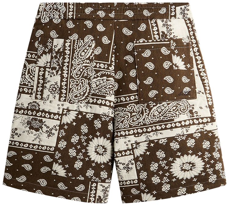 Kith Bandana Jacquard Lewis Short Coffee