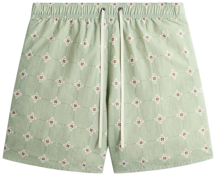 Kith Printed Collins Swim Short Stoneware