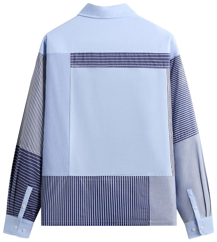 Kith Poplin Stripe Henson Shirt Darkshore