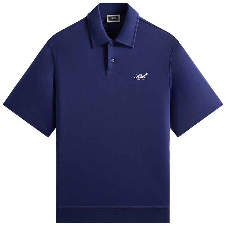 Kith Interlock Graham Polo Deep Royal