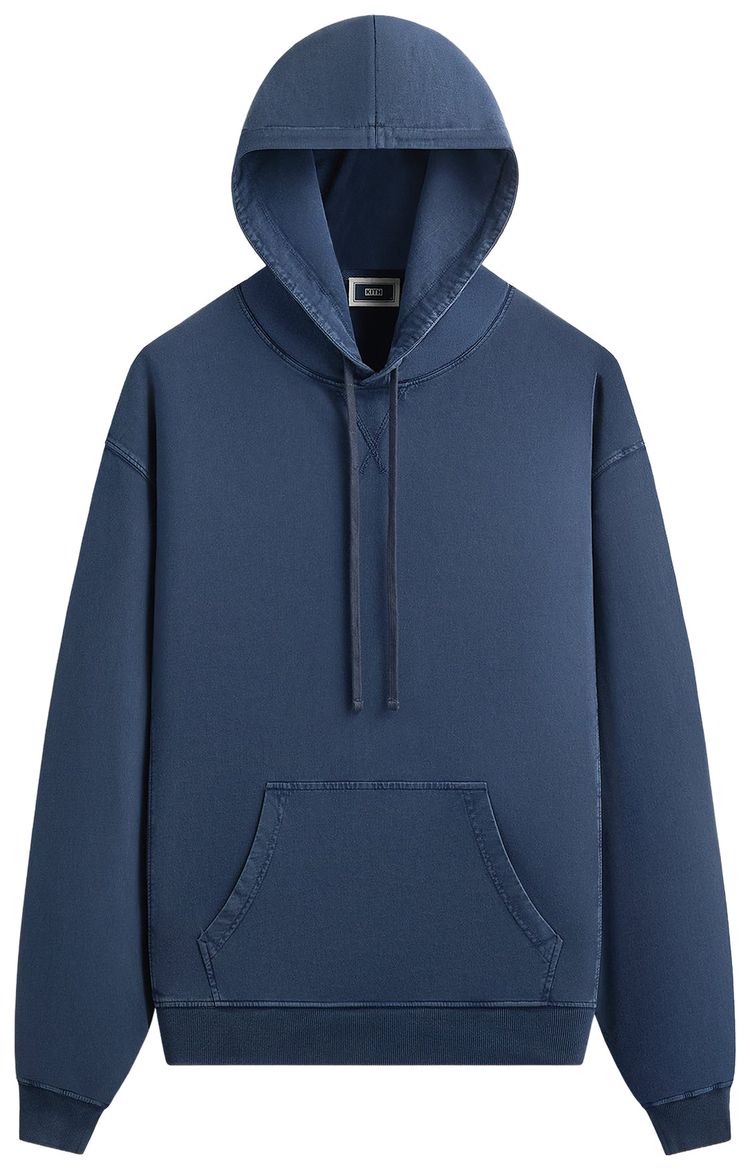 Kith Indigo Micro Fleece Williams Iii Hoodie Dark Indigo