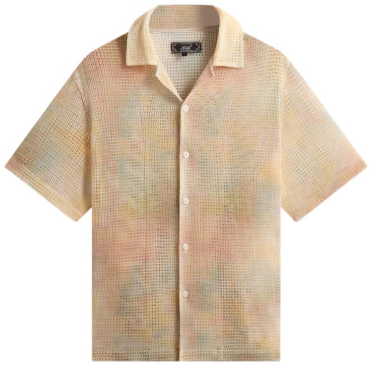 Kith Cloud Dye Cotton Mesh Thompson Camp Collar Shirt Sedona