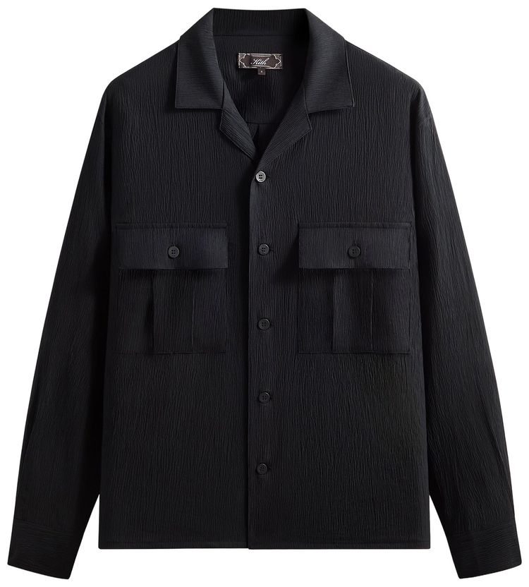 Kith Crinkled Nylon Ugo Shirt Black