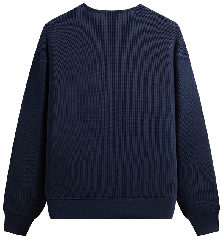 Kith Micro Waffle Long Sleeve Colby Pullover Nocturnal