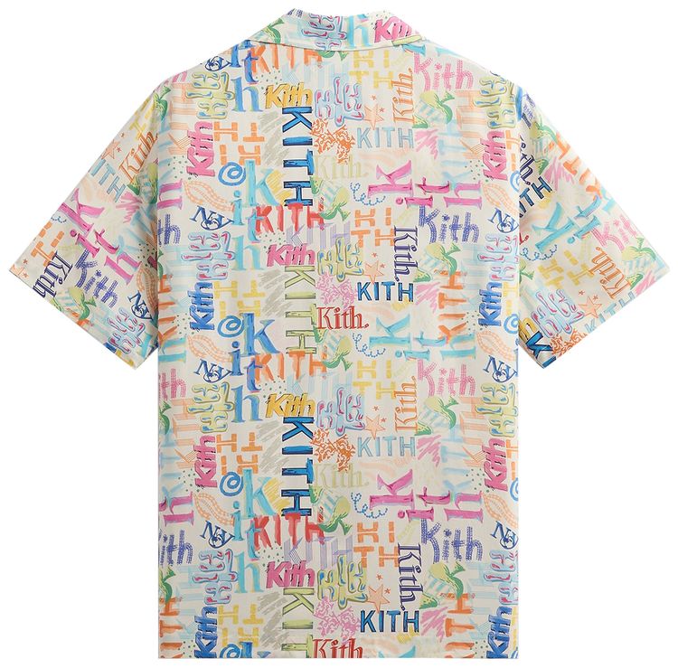 Kith Thompson Camp Shirt Sandrift