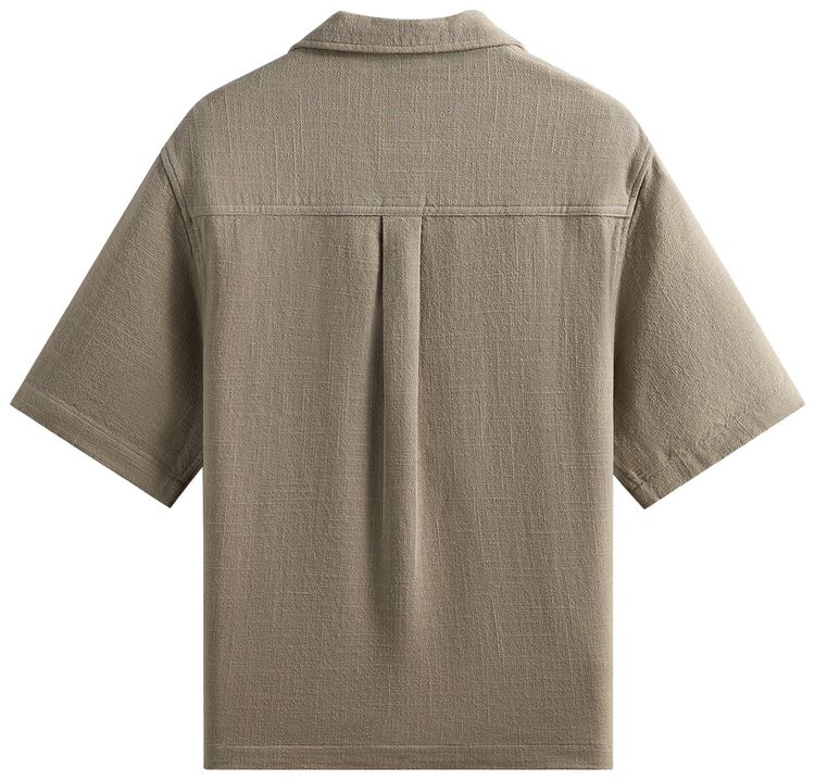 Kith Soft Woven Cropped Beckham Camp Collar Shirt Folly