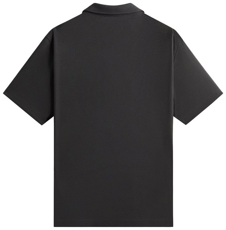 Kith Micro Waffle Drew Polo Carbon