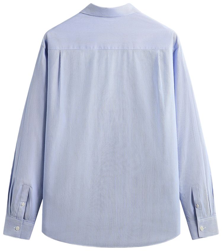 Kith Textured Microstripe Ian Popover Shirt Marina