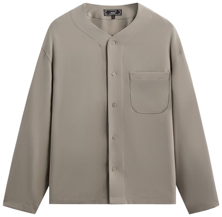 Kith Double Crepe Maddock Shirt Astro