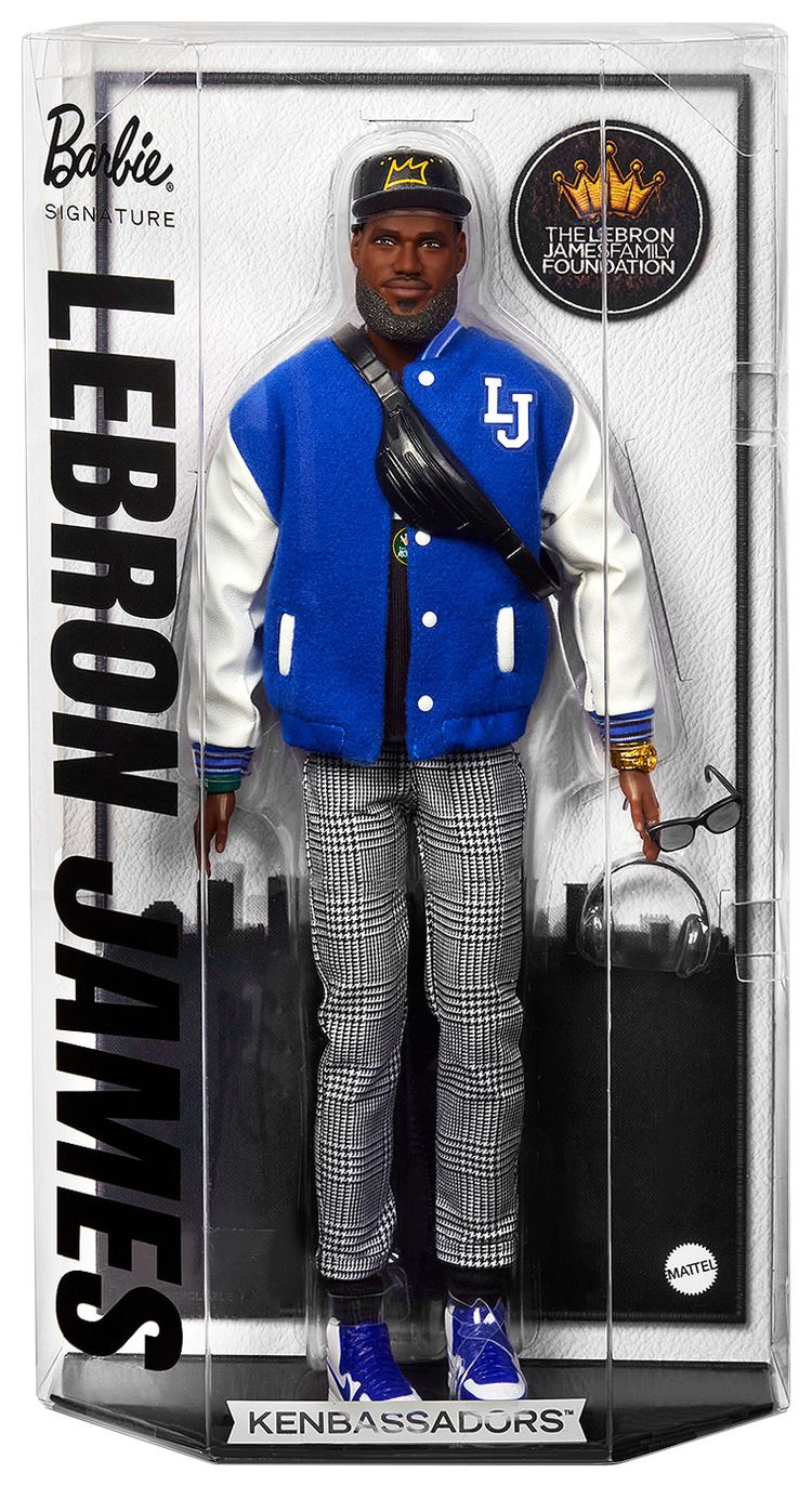 Mattel Barbie Signature LeBron James Kenbassador Doll LeBarbie