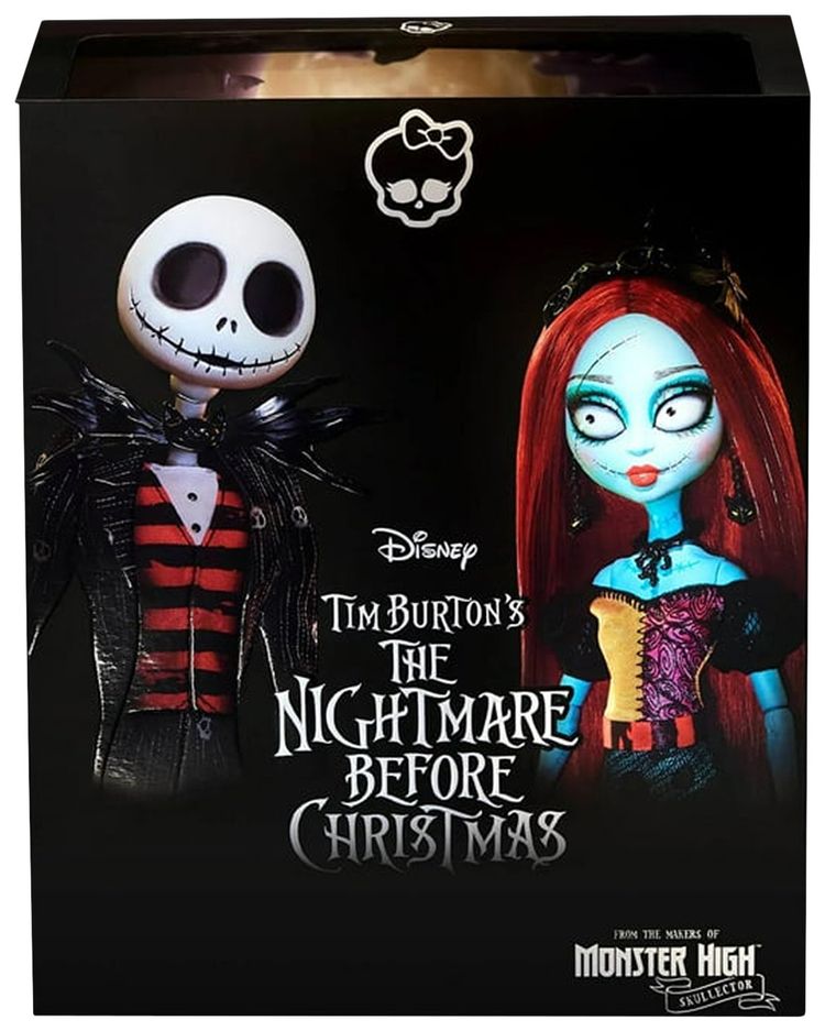 Mattel Monster High Skullector Nightmare Before Christmas Jack  Sally 2 Pack