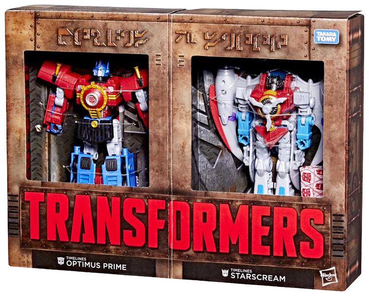 Transformers Timelines Optimus Prime and Starscream 2 Pack