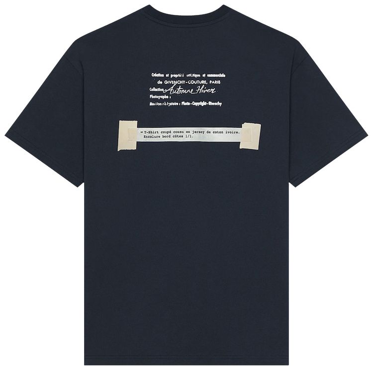 Givenchy Regular Fit T Shirt Night Blue