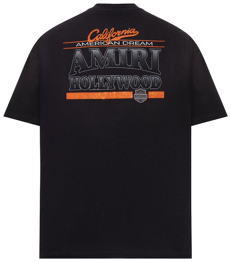 Amiri American Dream Crystal Tee Black