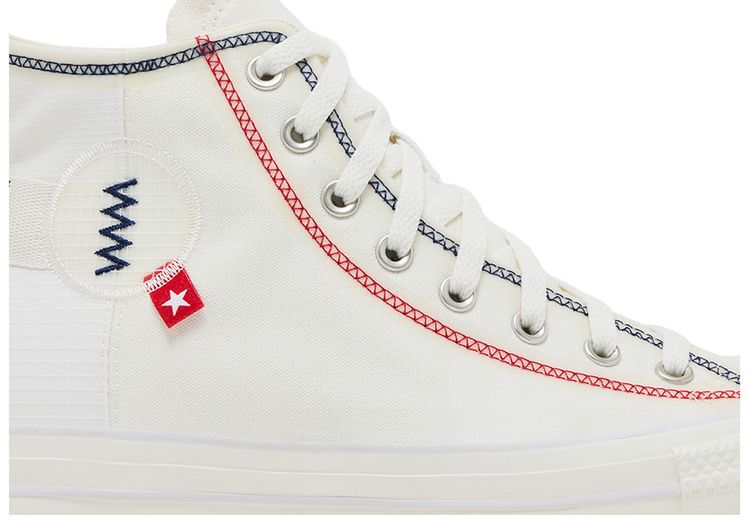 Converse Chuck Taylor All Star High Logo Tag Vintage White