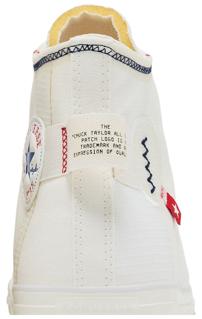 Converse Chuck Taylor All Star High Logo Tag Vintage White