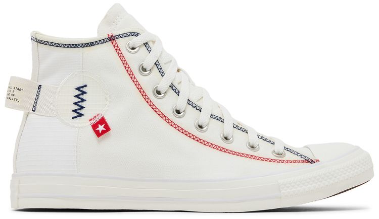 Converse Chuck Taylor All Star High Logo Tag Vintage White