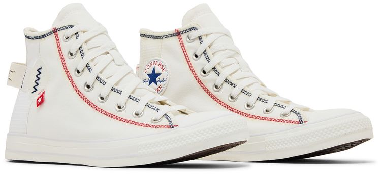 Converse Chuck Taylor All Star High Logo Tag Vintage White