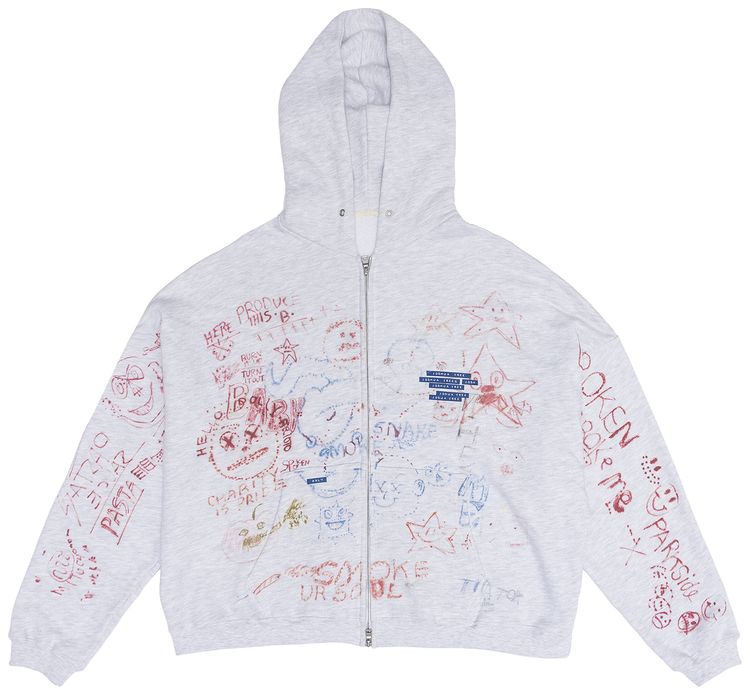Paly Hollywood Joshua Tree Double Zip Hoodie Multicolor