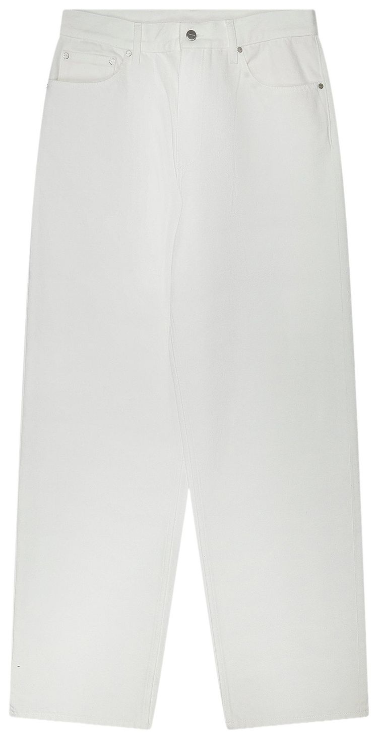 Jil Sander Relaxed Fit Jeans White