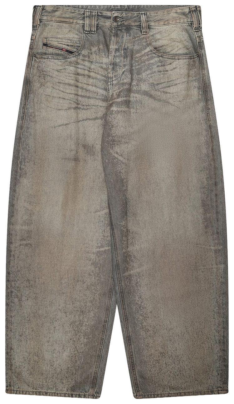 Diesel Dirty Denim Regular Leg Jeans Grey