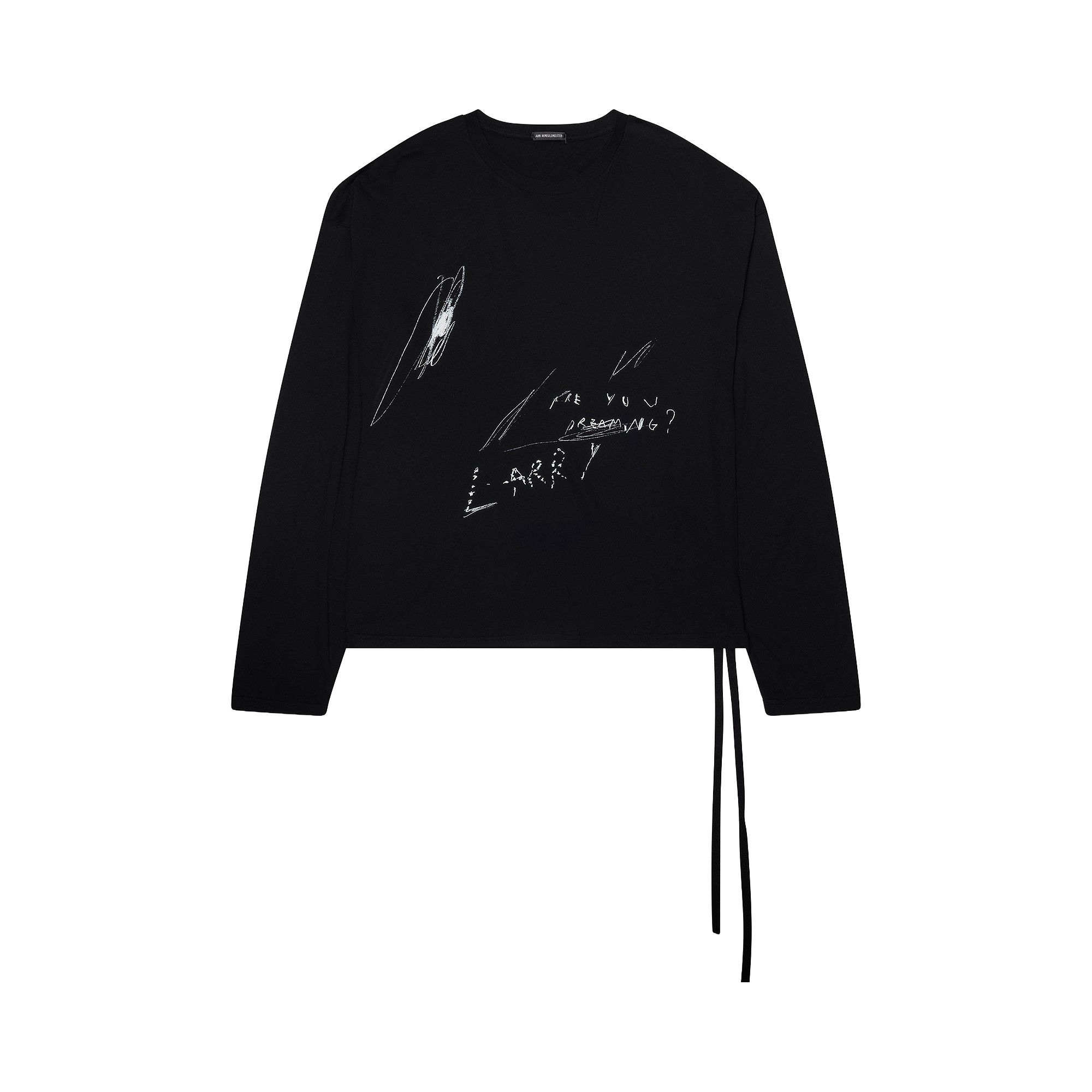 Buy Ann Demeulemeester Are You Dreaming T-Shirt 'Black' - B0013917