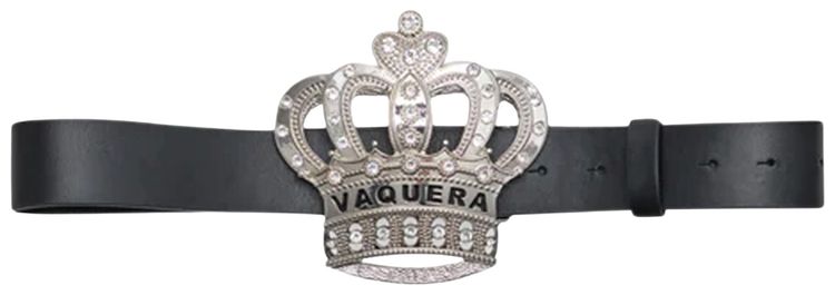 VAQUERA Crown Belt Silver