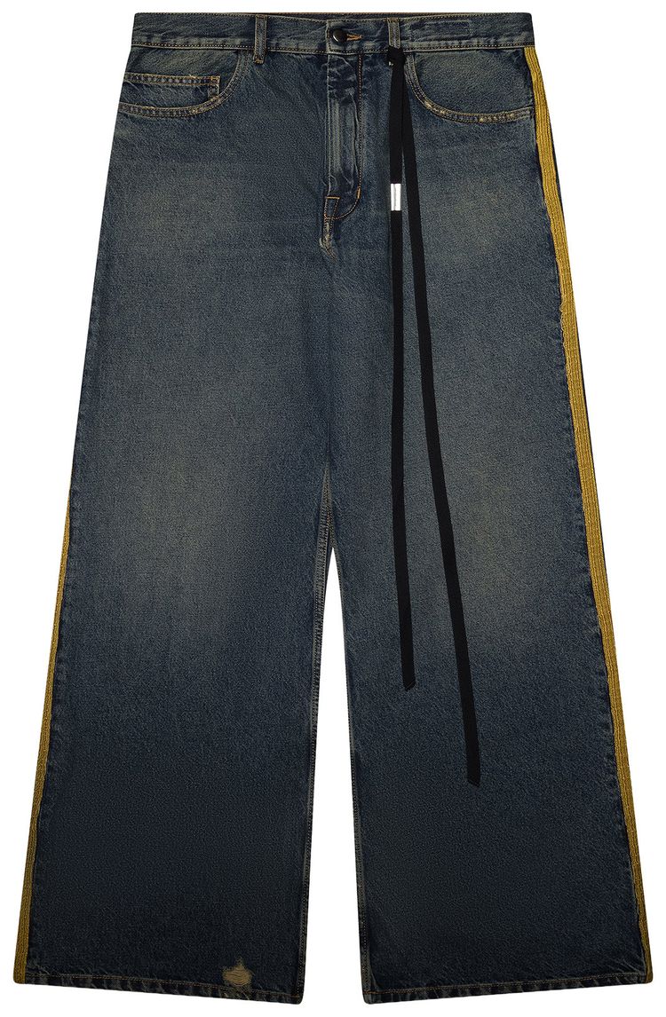 Ann Demeulemeester Flared Trousers Blue