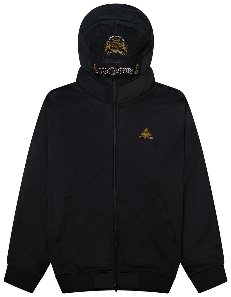 Martine Rose Hood Cap Track Jacket Black