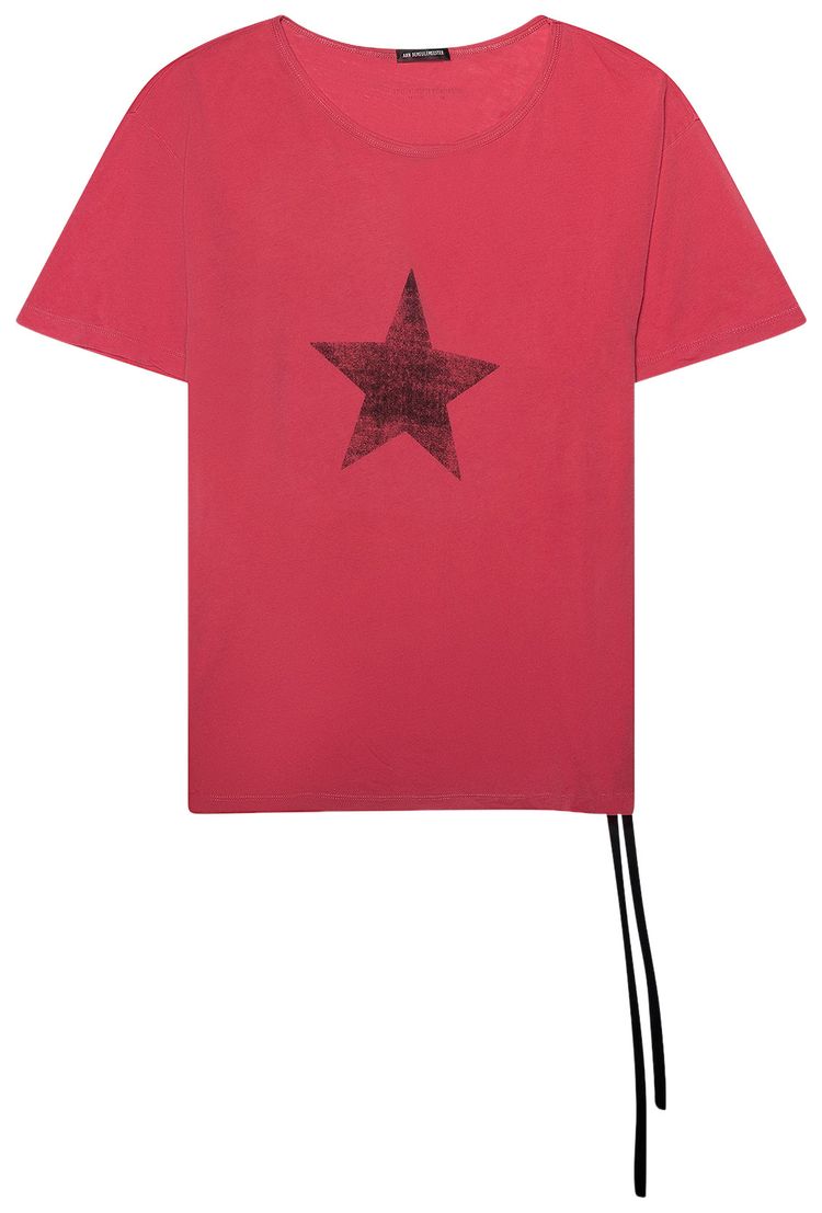 Ann Demeulemeester Idar Cropped T Shirt Red