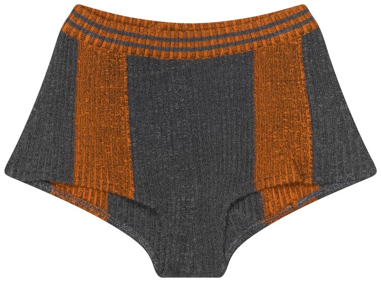 Ottolinger Textured Knit Team Shorts GreyOrange