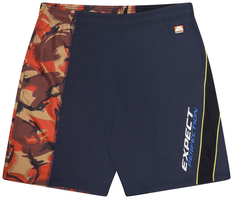 Martine Rose Collage Swim Shorts Orange